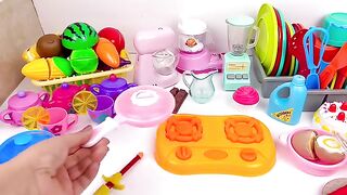 Unboxing Miniature Plastic Full Kitchen Set Collection _ Toy Cooking Game _ Kitchen Set Toy _ Review.