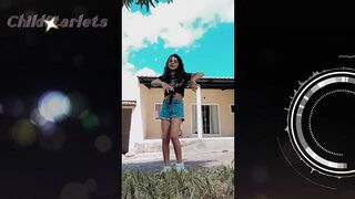She is happy