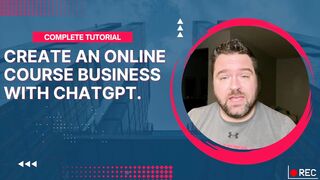 Easily Create an Online Course with ChatGPT (This is Insane_)(1080P_HD)