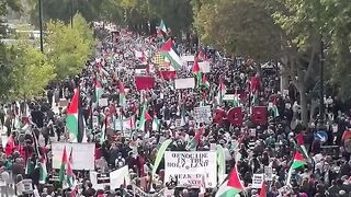 Demonstrate for Gaza Palestine