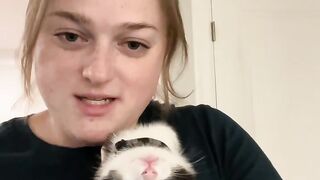 Cat Making Biscuits on a Soft Blanket! 13