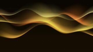 Golden Wave Abstract Background | Ambient Motion Graphics