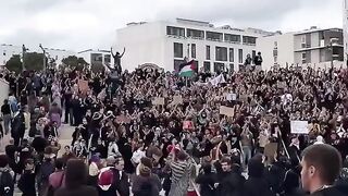 Demonstrate for Gaza  Palestine