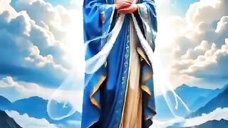 AVE MARIA, CHEIA DE GRAÇA,o Senhor é convosco,bendita sois vós entre as mulherese b