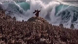 Moses Parted The Sea🙏🙏❤️