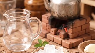 The World’s Tiniest Iced Tea! 🧊🍹🤏 | Mini Cooking ASMR