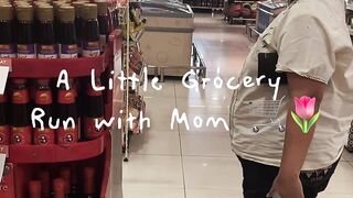 shopping with my mom