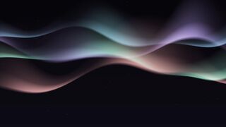 Mesmerizing Glowing Neon Wave Motion Background