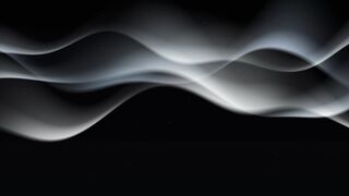 Elegant White Waving Abstract Background Loop