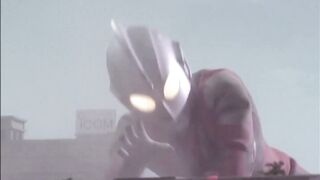 Shin Kenmochi transformed into Ultraseven21 for the first time