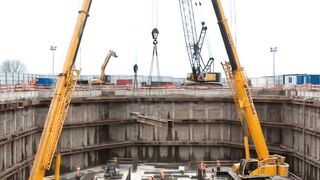 How was Lakhta Center, Saint Petersburg, Russia built?