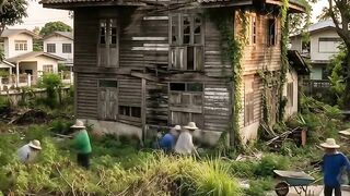 Restorasi rumah jadi villa