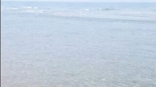 beautiful morning walk beach way