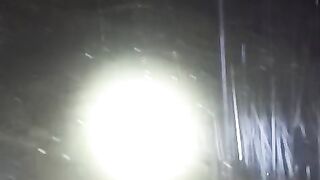 Rain and snow hail together