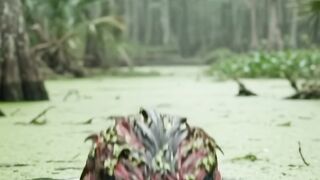 A Mysterious Giant Bird Emerges from the Swamp! 🐦🌿