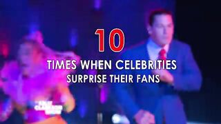 Celebrities surprise their fans