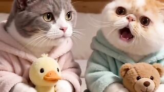 Cat Obsessed with a Cotton Swab! 16