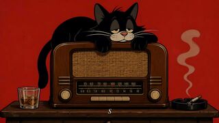 Old Radio’s On - 1940s Vibes Vintage Jazz & Vinyl Records for quiet Night Hours