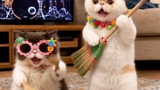 Lazy Cat Refuses to Exercise! 18