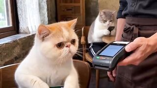Cat Sneezing and Scaring Itself! 18