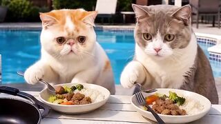Cat vs Mirror: Epic Battle! 😂 21
