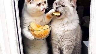 Cat Reacts to Owner Wearing a Mask! 20