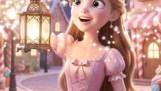 ✨ Magical Princess and the Glowing Lantern 🏮👑 | AI Cartoon Story #Shorts