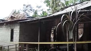 Diduga Bahan Petasan Meledak, Tiga Rumah Warga Pacitan Hancur