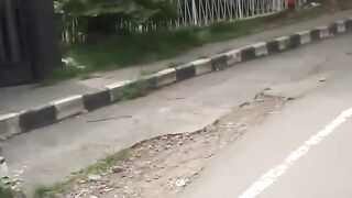 leisurely stroll through the city