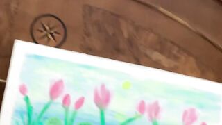 Lotus pond Painting by Joy