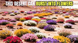 This Desert Can Burst Into Flowers 🤯🌸