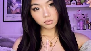 Asian Girl Sporty White Top 🤍 2