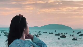 Sunsets, Sea, and Unspoken Thoughts 🌊