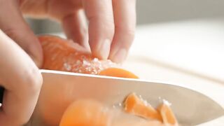 ASMR fresh Vegetable satisfying