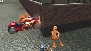 Super Orange Guy Fails! 😂 Non-Stop Funny Moments