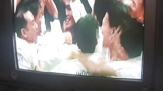 Emotional Football Victory Celebration | Players Celebrate Together!