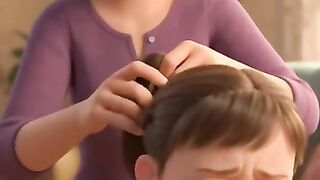The universal struggle of getting braids! Who else remembers this pain?
