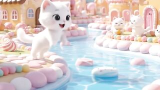 Magical Candy Village 🍭🐱 | Cute AI Cat Adventure