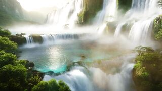 Waterfall is beautiful place