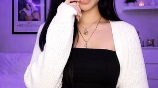 Marvelous Girl Gray Cardigan Smile 😊 2