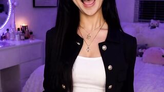 Gray Cardigan Girl Graceful Pose 🙏 4
