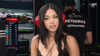 Cute Asian Girl Cardigan Namaste 🙏 5