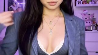 Adorable Cardigan Girl Namaste 🙏 6