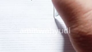 How to Draw Letter N Easily from Start to Finish
