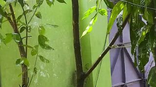 Water is falling