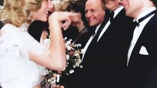 warm welcome when Lady Diana visited London