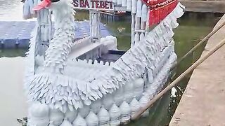 🚤 You won't believe what these boats are made of! 😱♻️