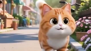 Choco the Cute Cat Buys His Favorite Bread!
