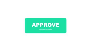 Approve - Verified & Authorized Status