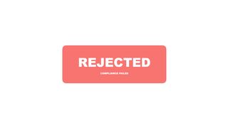 Red Loading Bar - Rejected Status